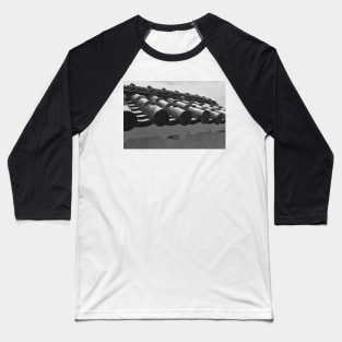 Himeji Castle Roof Detail Baseball T-Shirt